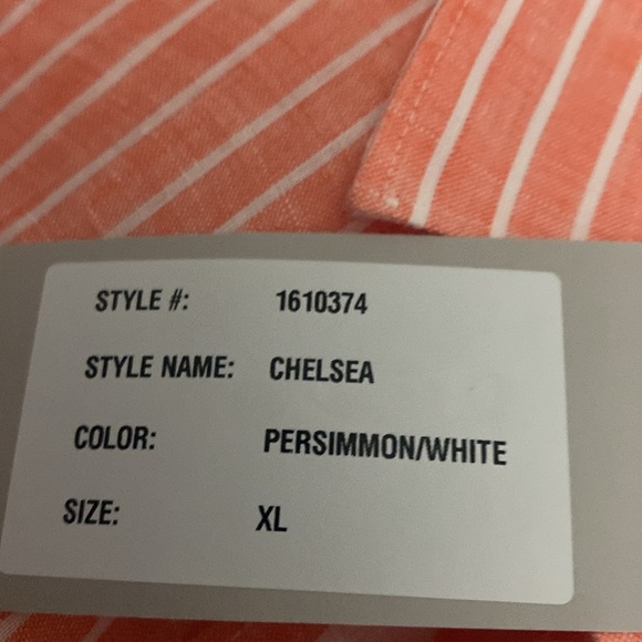 HINSON WU CHELSEA PERSIMMON WHITE SHIRT - Picture 5 of 6